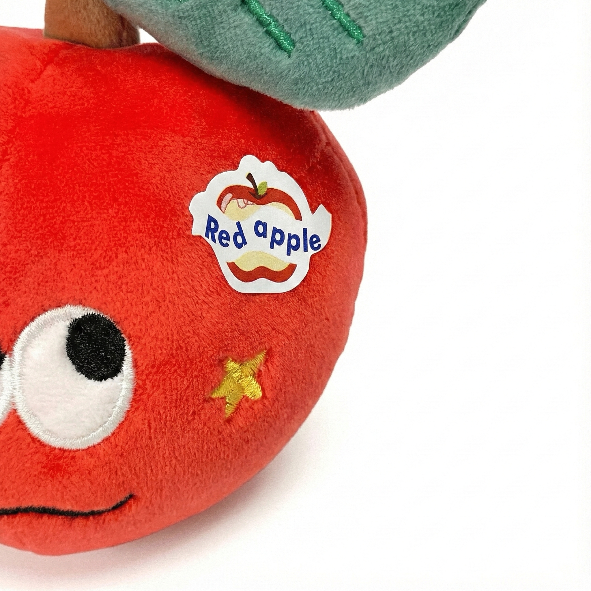 The "Surprise Inside" Apple: Interactive Reveal Plush Toy