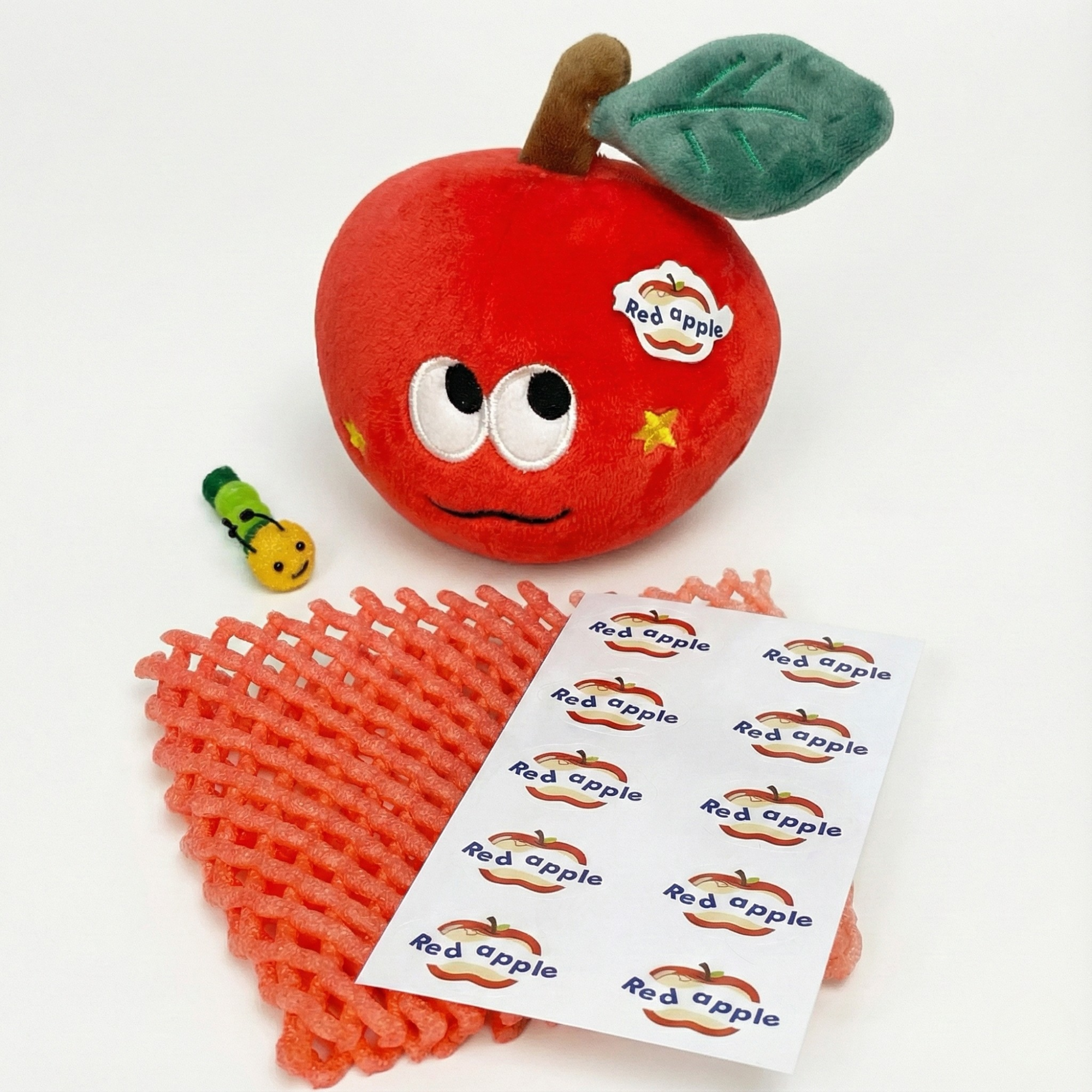 The "Surprise Inside" Apple: Interactive Reveal Plush Toy