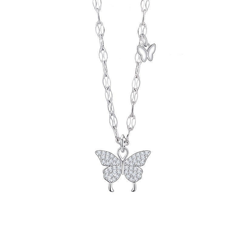 Dream Butterfly 999 Pure Silver Necklace
