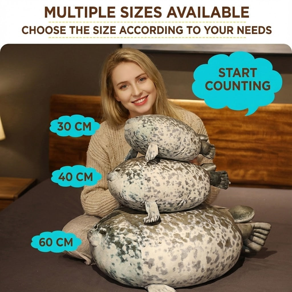 Super Squishy 'Blob' Seal Pillow & Cuddle Buddy