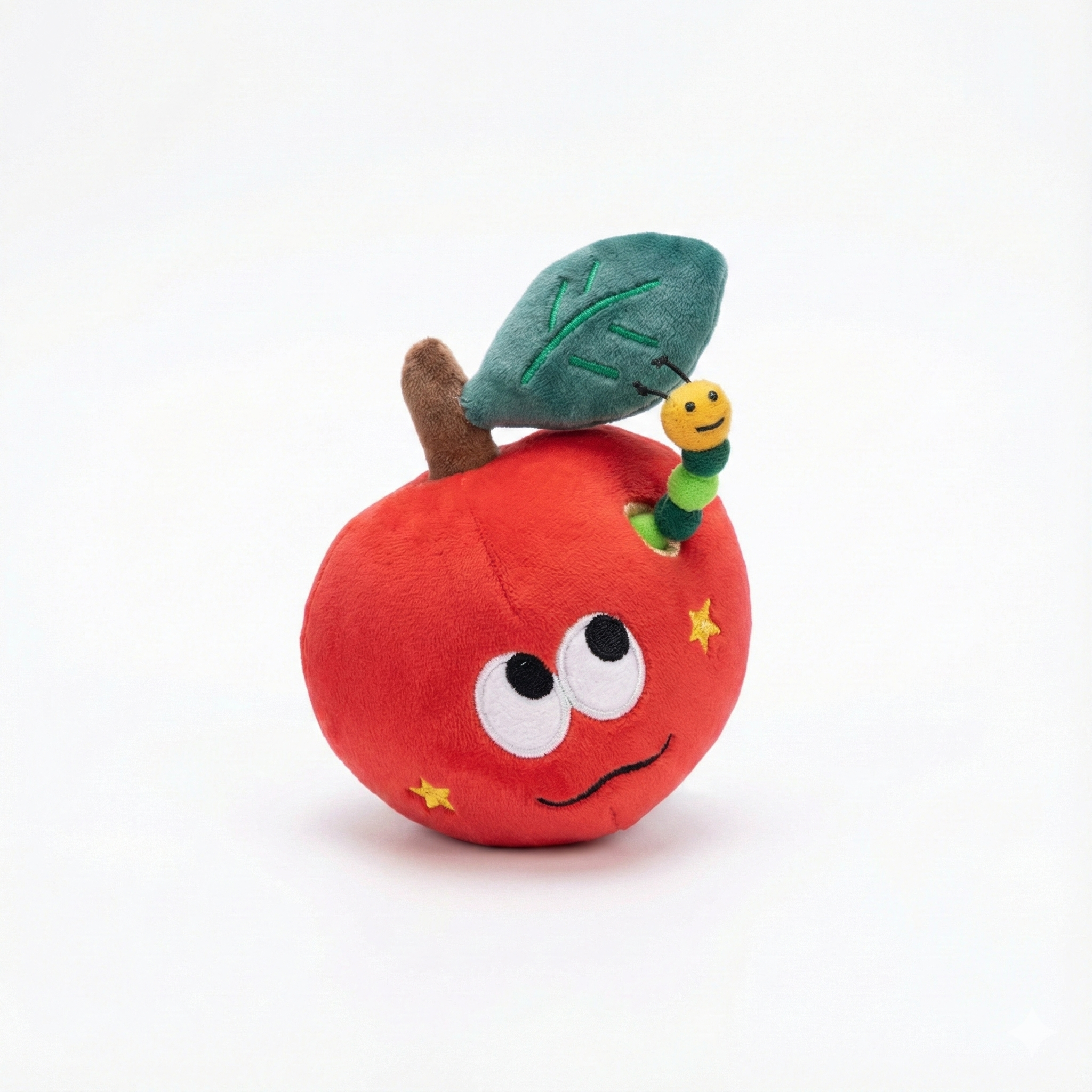The "Surprise Inside" Apple: Interactive Reveal Plush Toy
