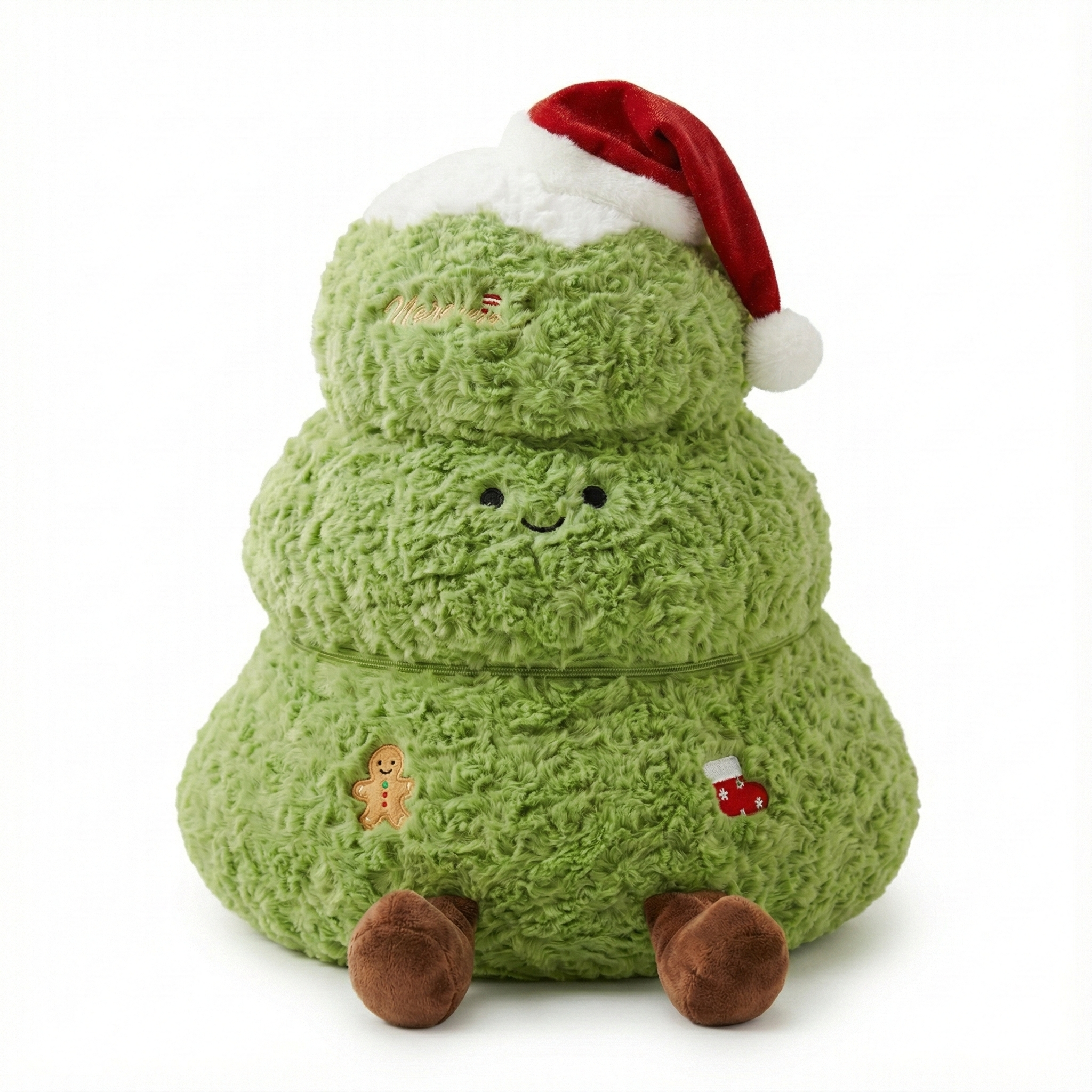 Christmas "Cream Puff" Companion Set with Plush Tree Storage Pocket