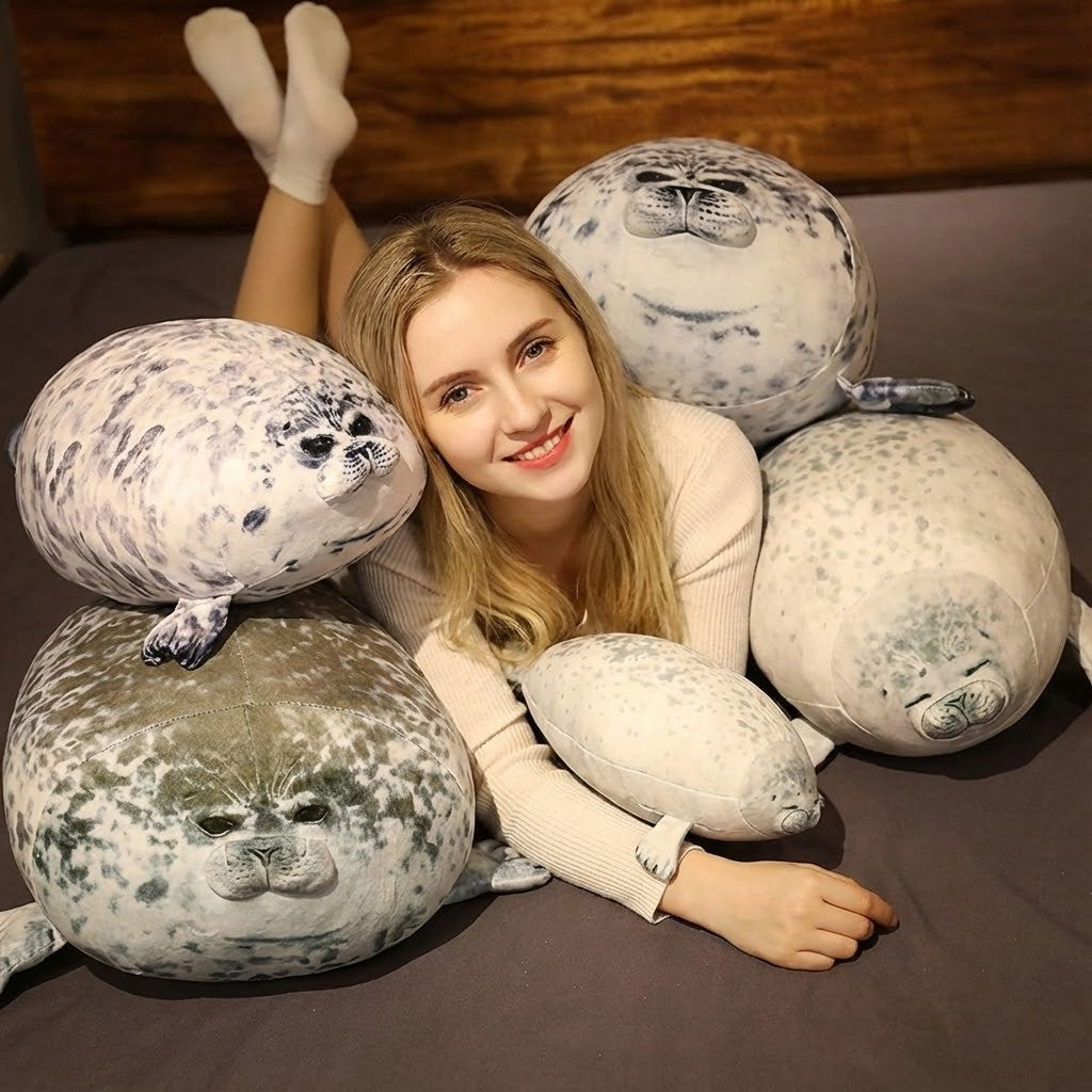 Super Squishy 'Blob' Seal Pillow & Cuddle Buddy