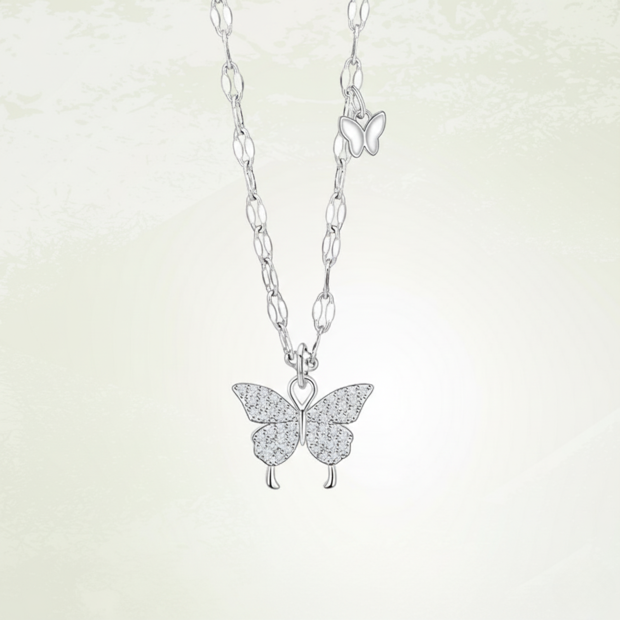 Dream Butterfly 999 Pure Silver Necklace
