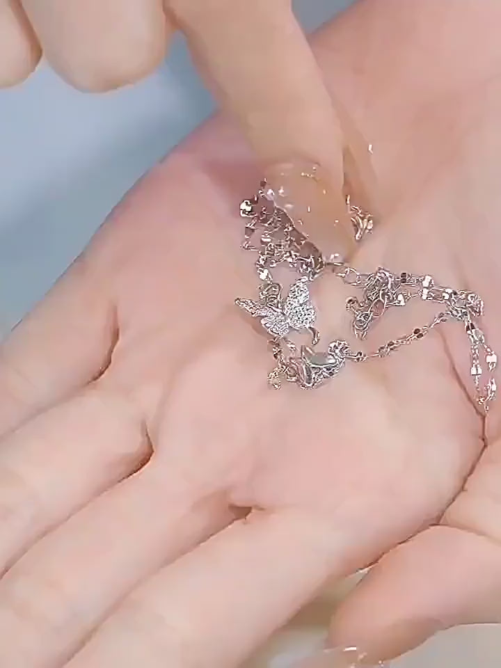 Dream Butterfly 999 Pure Silver Necklace