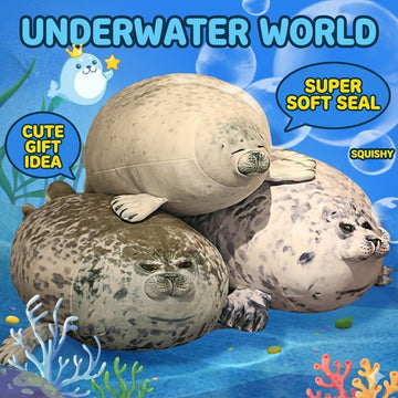 Super Squishy 'Blob' Seal Pillow & Cuddle Buddy