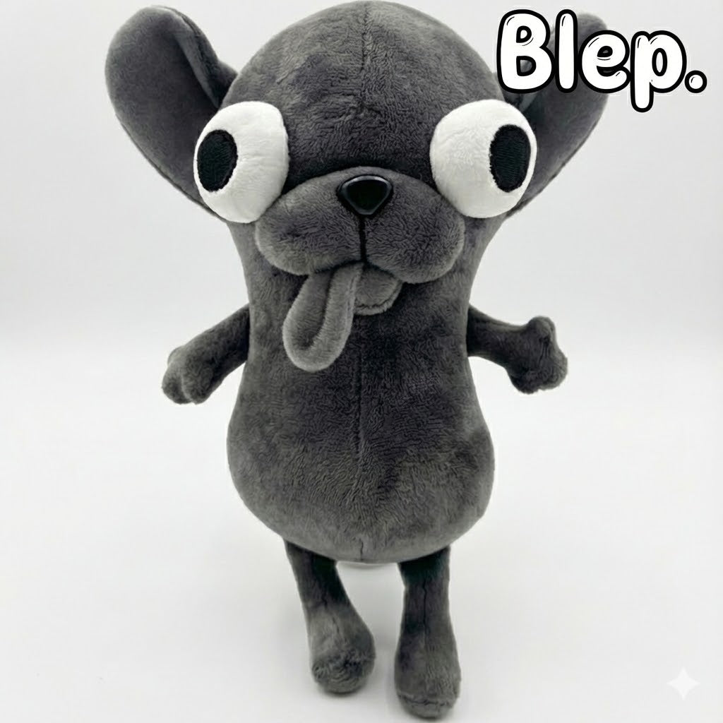 Funny Derpy Chihuahua Plush Keychain – Ugly-Cute Soft Dog Pendant